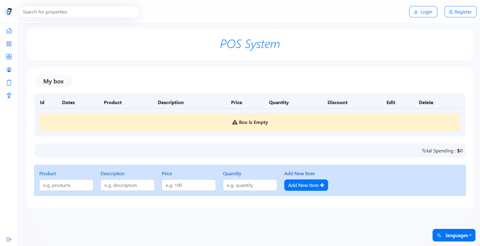 POS Systema de Facturation